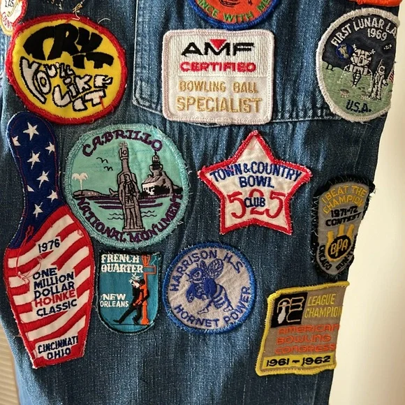 1960’s-1970’s Rare Vintage Patch Jeans - Picture 17 of 17